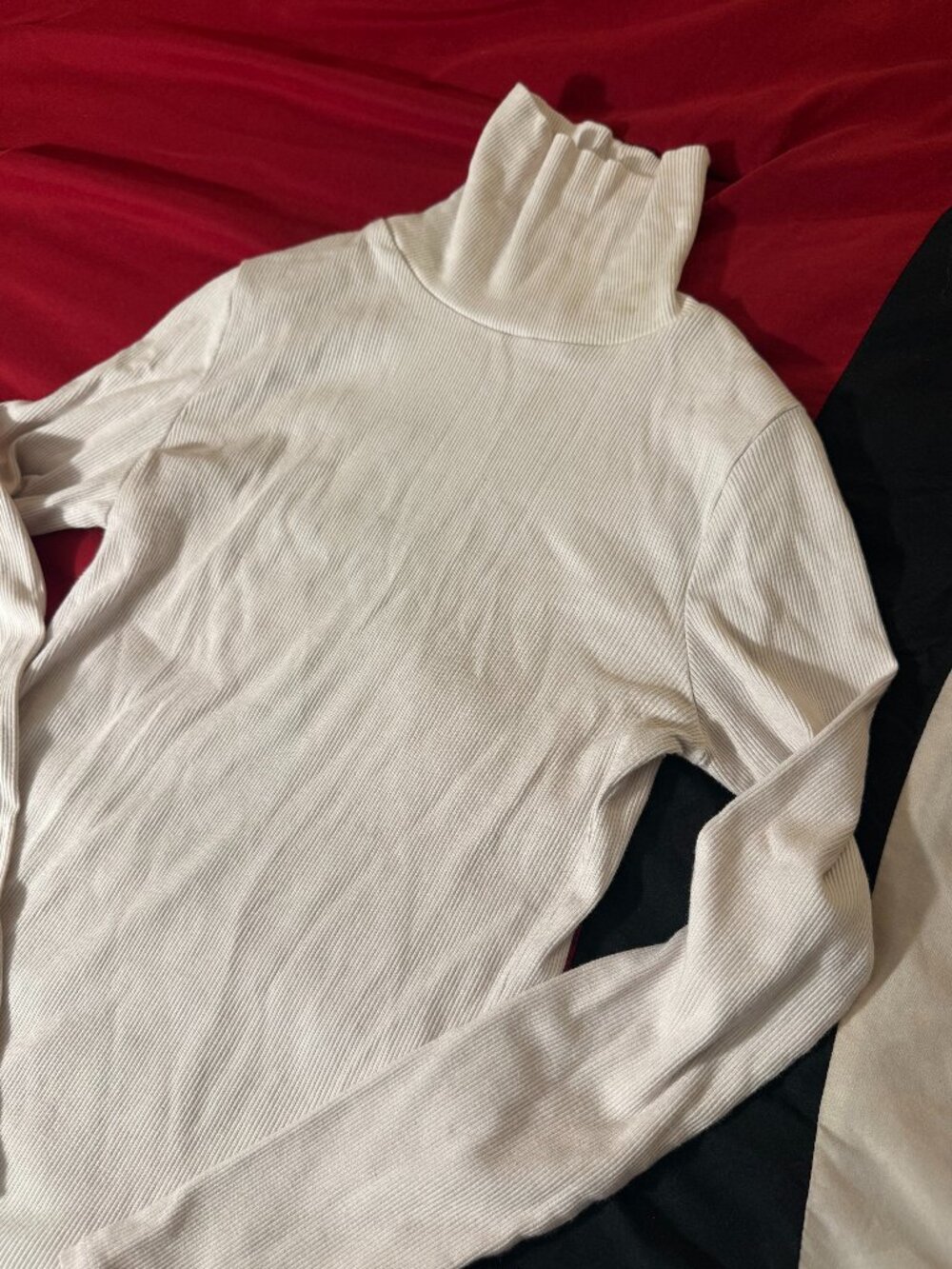 Ambiance Apparel Women's Cream and White Jumper